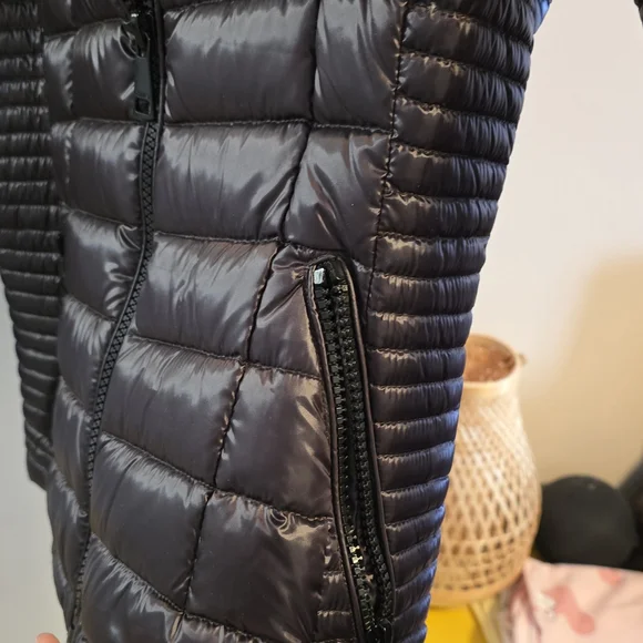 Calvin Klein Shiny Brown-bronze Slim Quilted Packable Puffer Jacket S - Picture 5 of 9